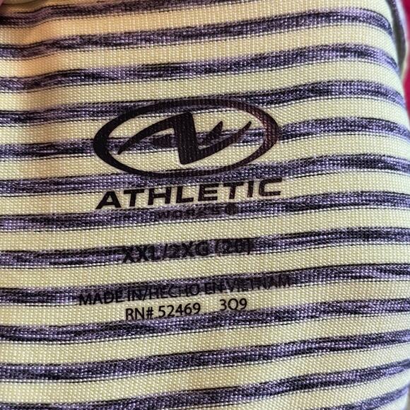 Athletic Works Yellow Gray Running Yoga Shirt XXL - Picture 4 of 6